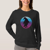 Cute Penguin Retro T-shirt (Voorkant)
