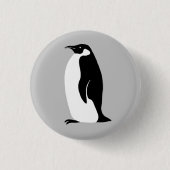Cute Penguin Ronde Button 3,2 Cm (Voorkant)