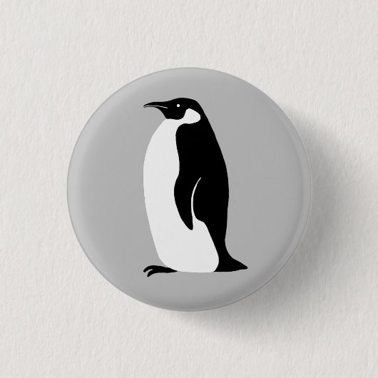 Cute Penguin Ronde Button 3,2 Cm (Voorkant)