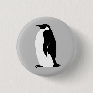 Cute Penguin Ronde Button 3,2 Cm