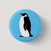 Cute Penguin Ronde Button 3,2 Cm (Voorkant)