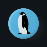 Cute Penguin Ronde Button 3,2 Cm<br><div class="desc">Ik hoop dat je dit leuke ontwerp leuk vindt. Voeg je eigen tekst toe als je wilt. Bekijk mijn winkel voor meer overeenkomende objecten zoals stickers,  kaarten,  mokken,  handdoeken,  shirten en andere fruitige patronen. Bedankt om met mij te winkelen,  als je iets wilt,  laat het me dan weten!</div>