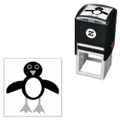 Cute Penguin Self Inking Stamp Zelfinktende Stempel (In situ)
