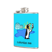 Cute Penguin Selfie Humor Cool Blue Custom Heupfles (Links)