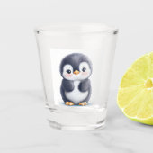 Cute Penguin Shot Glas (Voorkant)