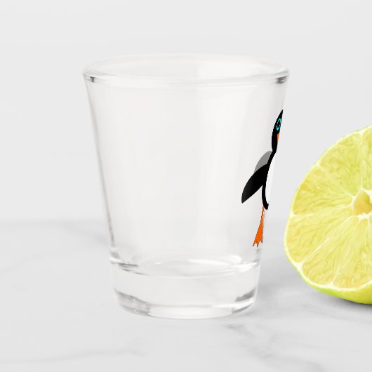 Cute Penguin Shot Glas (Links)