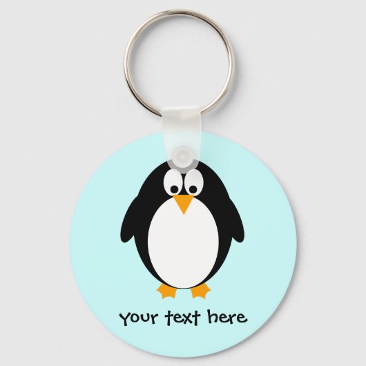 Cute Penguin Sleutelhanger (Voorkant)