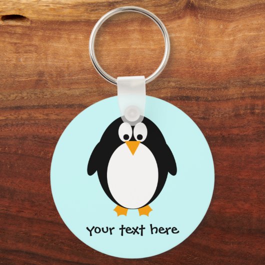 Cute Penguin Sleutelhanger (Voorkant)