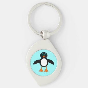 Cute Penguin Sleutelhanger