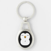 Cute Penguin Sleutelhanger (Voorkant)