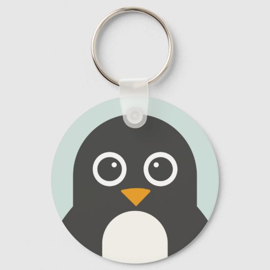 Cute Penguin Sleutelhanger (Voorkant)