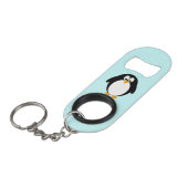 Cute Penguin Sleutelhanger Flessenopener (Voorkant Gekanteld)