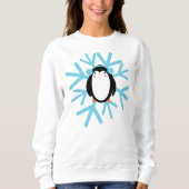 Cute Penguin Snowflake Winter Trui (Voorkant)