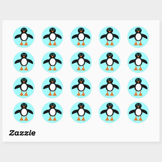 Cute Penguin Stickers (Vel)