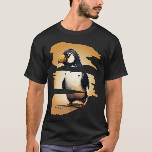 Cute Penguin T-shirt (Voorkant)