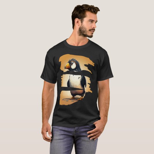 Cute Penguin T-shirt (Voorkant volledig)