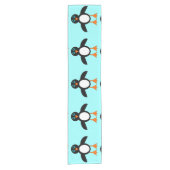 Cute Penguin Table Runner Korte Tafelloper (Voorkant)