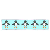 Cute Penguin Table Runner Korte Tafelloper (Horizontaal)