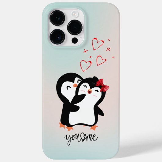 Cute Penguin-telefoonkwestie Case-Mate iPhone Case (Achterkant)