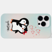 Cute Penguin-telefoonkwestie Case-Mate iPhone Case (Achterkant (horizontaal))