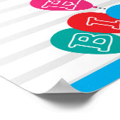 Cute Penguin thema Party Welcome poster (Hoek)