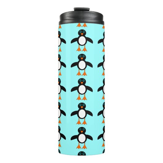 Cute Penguin Thermal Tumbler Thermosbeker (Voorkant)