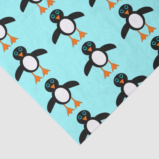 Cute Penguin Tissue Paper Tissuepapier (Detail)