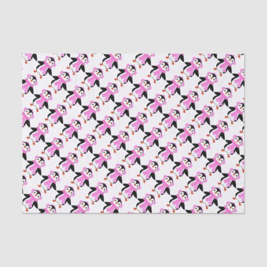 Cute Penguin Tissuepapier (Voorkant)