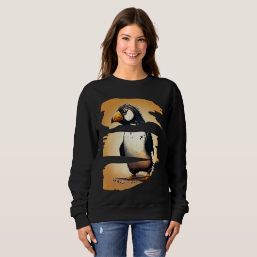 Cute Penguin Trui (Voorkant volledig)