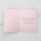 Cute Penguin Valentine Picnic Card for Girlfriends Feestdagen Kaart (Binnen)