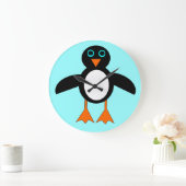 Cute Penguin Wall klok (Huis)