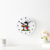 Cute Penguin Wall klok (Huis)