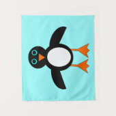 Cute Penguin Wandkleed (Voorkant)