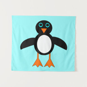 Cute Penguin Wandkleed