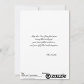 Cute Penguin-Wenskaart met kerstbomen Feestdagenkaart (Achterkant)