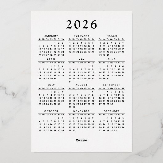 Cute Penguin White Red Gold Merry Bright Christmas Folie Feestdagenkaart (Achterkant)