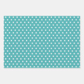 Cute Penguin Winter Cartoon Blue Inpakpapier Vel (Voorkant 2)