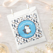 Cute Penguin Winter Kids Birthday Party Bedankzakje (Geknipt)