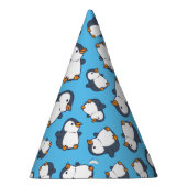 Cute Penguin Winter Kids Birthday Party Feesthoedjes (Rechts)