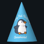 Cute Penguin Winter Kids Birthday Party Feesthoedjes<br><div class="desc">Deze schattige kleurrijke pinguïn verjaardagsfeestdag zijn perfect voor een kind verjaardagsfeest! Pas de tekst aan om ze zelf te maken. De moderne kijk en het moderne gevoel is de perfecte manier om je kleine te vieren die van pinguïns en vogels houdt op hun verjaardag! Ideaal voor kleine jongens en meisjes!...</div>