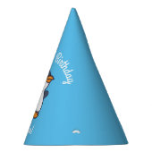 Cute Penguin Winter Kids Birthday Party Feesthoedjes (Rechts)