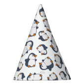Cute Penguin Winter Kids Birthday Party Feesthoedjes (Rechts)