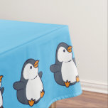 Cute Penguin Winter Kids Birthday Party Tafelkleed<br><div class="desc">Deze schattige kleurrijke pinguïn verjaardagsfeestdag zijn perfect voor een kind verjaardagsfeest! Pas de tekst aan om ze zelf te maken. De moderne kijk en het moderne gevoel is de perfecte manier om je kleine te vieren die van pinguïns en vogels houdt op hun verjaardag! Ideaal voor kleine jongens en meisjes!...</div>