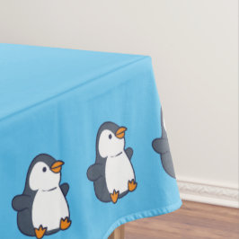 Cute Penguin Winter Kids Birthday Party Tafelkleed