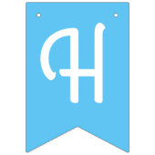 Cute Penguin Winter Kids Birthday Party Vlaggetjes (Tweede vlag)