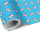 Cute Penguin Wrapping Paper Cadeaupapier (Rol Hoek)