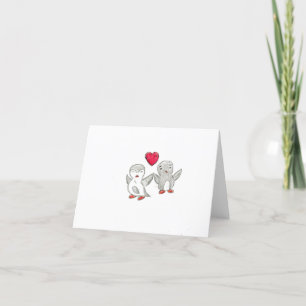 Cute Penguins Bedankkaart