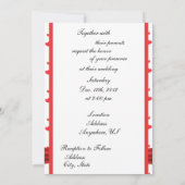 Cute Penguins Bride & Groom Wedding Invitations Kaart (Achterkant)