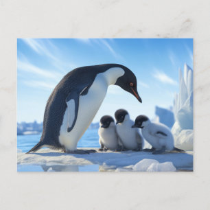 Cute Penguins Briefkaart