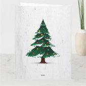 Cute Penguins Christmas card Kaart (Achterkant)